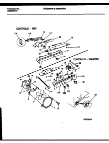07 - Refrigerator Control Assembly, Damp parts for Frigidaire Refrigerator MRS22WRAW1 from AppliancePartsPros.com
