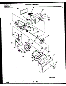 11 - Ice Dispenser parts for Frigidaire Refrigerator MRS22WRAW1 from AppliancePartsPros.com