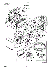 10 - Ice Maker parts for Frigidaire Refrigerator MRS22WNGW7 from AppliancePartsPros.com