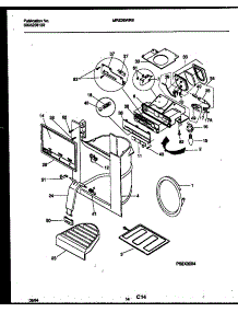 08 - Ice Door, Dispenser And Water Tanks parts for Frigidaire Refrigerator MRS26WRBD0 from AppliancePartsPros.com