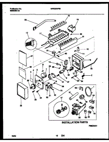 10 - Ice Maker And Installation Parts parts for Frigidaire Refrigerator MRS26WRBD0 from AppliancePartsPros.com