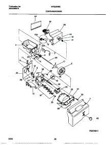 09 - Container / Drive parts for Frigidaire Refrigerator MRS26WIED1 from AppliancePartsPros.com