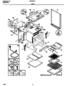 04 - Body parts for Frigidaire Range MGF354CFSC from AppliancePartsPros.com