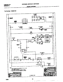 08 - Wiring Diagram parts for Frigidaire Range MGF352SEDA from AppliancePartsPros.com