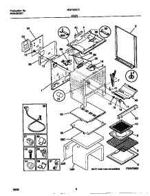 04 - Body parts for Frigidaire Range MGF355CESB from AppliancePartsPros.com