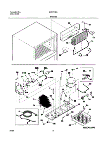 09 - System parts for Frigidaire Refrigerator BRT21R6AW1 from AppliancePartsPros.com