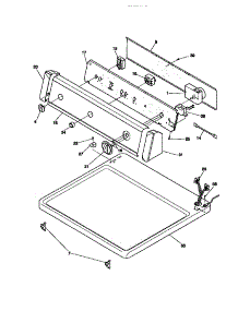 04 - Controls / Top Panel parts for Frigidaire Dryer MDE216RBW1 from AppliancePartsPros.com