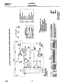 06 - Wiring Diagram parts for Frigidaire Dryer MDE336RES2 from AppliancePartsPros.com