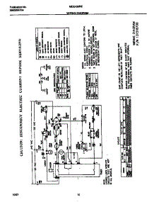 06 - Wiring Diagram parts for Frigidaire Dryer MDE436REW1 from AppliancePartsPros.com