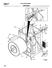 02 - Cabinet / Drum parts for Frigidaire Dryer MDG436RBW1 from AppliancePartsPros.com