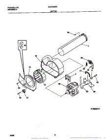 05 - Motor parts for Frigidaire Dryer MDG546REW0 from AppliancePartsPros.com