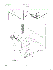 07 - System parts for Frigidaire Freezer CFC09M4HW1 from AppliancePartsPros.com