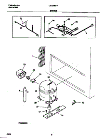 04 - System parts for Frigidaire Freezer CFC09M7HW0 from AppliancePartsPros.com