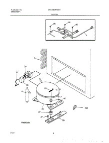 07 - System parts for Frigidaire Freezer CFC13M7HW0 from AppliancePartsPros.com