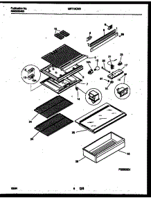 04 - Shelves And Supports parts for Frigidaire Refrigerator MRT15CNBY1 from AppliancePartsPros.com