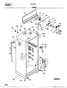 03 - Cabinet parts for Frigidaire Refrigerator MRT15CPEW0 from AppliancePartsPros.com
