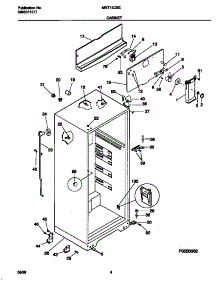 03 - Cabinet parts for Frigidaire Refrigerator MRT15CSED6 from AppliancePartsPros.com