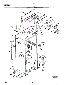 03 - Cabinet parts for Frigidaire Refrigerator MRT15DRCY0 from AppliancePartsPros.com
