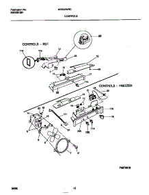 06 - Controls parts for Frigidaire Refrigerator MRS22WRCD2 from AppliancePartsPros.com