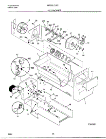 16 - Ice Container parts for Frigidaire Refrigerator MRS26LGJC2 from AppliancePartsPros.com