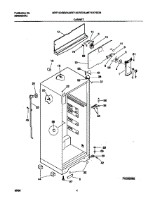 03 - Cabinet parts for Frigidaire Refrigerator MRT13CREZ4 from AppliancePartsPros.com