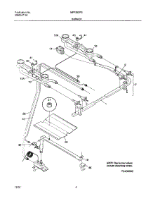 11 - Burner parts for Frigidaire Range MPF303PGDF from AppliancePartsPros.com