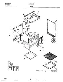 04 - Body parts for Frigidaire Range MPF300PBWC from AppliancePartsPros.com