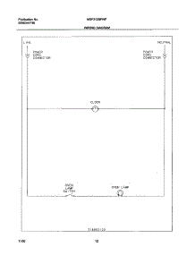 12 - Wiring Diagram parts for Frigidaire Range MSF312BFWF from AppliancePartsPros.com