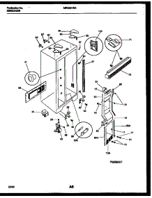 04 - Cabinet Parts parts for Frigidaire Refrigerator MRS20HRAW2 from AppliancePartsPros.com