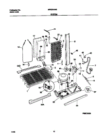 07 - System parts for Frigidaire Refrigerator MRS20HNGD0 from AppliancePartsPros.com
