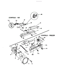 06 - Controls parts for Frigidaire Refrigerator MRS20PRCW0 from AppliancePartsPros.com