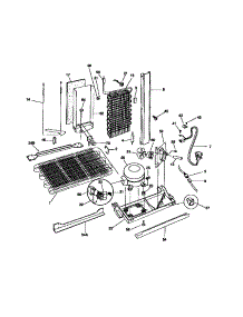 07 - System parts for Frigidaire Refrigerator MRS22HNCW0 from AppliancePartsPros.com