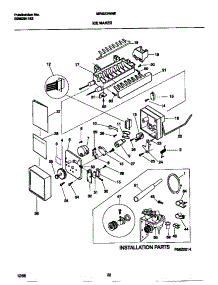 10 - Ice Maker parts for Frigidaire Refrigerator MRS22WNEW2 from AppliancePartsPros.com