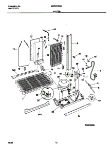 07 - System parts for Frigidaire Refrigerator MRS22WNGD4 from AppliancePartsPros.com