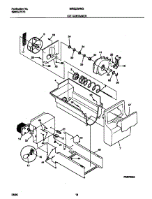 09 - Ice Container parts for Frigidaire Refrigerator MRS22WNGD4 from AppliancePartsPros.com