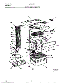 03 - Controls / Shelves / System parts for Frigidaire Refrigerator MRT12CRCD1 from AppliancePartsPros.com