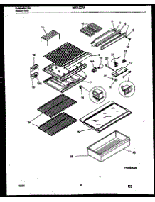 04 - Shelves And Supports parts for Frigidaire Refrigerator MRT13CRAY0 from AppliancePartsPros.com