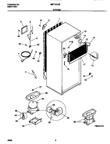 05 - System parts for Frigidaire Refrigerator MRT15CNEW8 from AppliancePartsPros.com