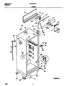 03 - Cabinet parts for Frigidaire Refrigerator MRT15CNED3 from AppliancePartsPros.com