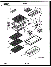 04 - Shelves And Supports parts for Frigidaire Refrigerator MRT15CRAW1 from AppliancePartsPros.com