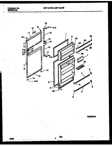03 - Door Parts parts for Frigidaire Refrigerator MRT15CRBW1 from AppliancePartsPros.com