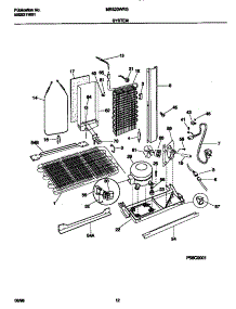 07 - System parts for Frigidaire Refrigerator MRS20WRGW0 from AppliancePartsPros.com