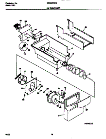 09 - Ice Container parts for Frigidaire Refrigerator MRS20WRGW0 from AppliancePartsPros.com
