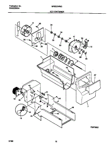 09 - Ice Container parts for Frigidaire Refrigerator MRS22WNGW3 from AppliancePartsPros.com