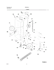 07 - Cabinet parts for Frigidaire Refrigerator MRS26LGJW3 from AppliancePartsPros.com