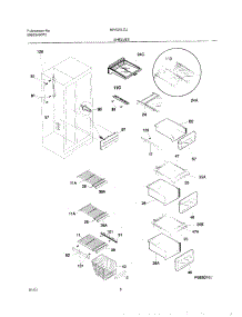 09 - Shelves parts for Frigidaire Refrigerator MRS26LGJW3 from AppliancePartsPros.com