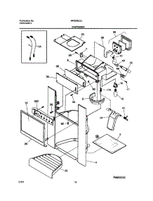 15 - Dispenser parts for Frigidaire Refrigerator MRS26LGJW3 from AppliancePartsPros.com