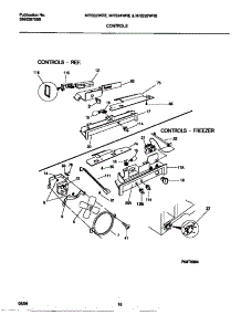 08 - Controls parts for Frigidaire Refrigerator MRS26WRED1 from AppliancePartsPros.com