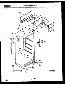 04 - Cabinet Parts parts for Frigidaire Refrigerator MRT13CRBD1 from AppliancePartsPros.com