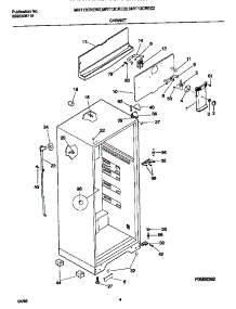 03 - Cabinet parts for Frigidaire Refrigerator MRT13CRED2 from AppliancePartsPros.com